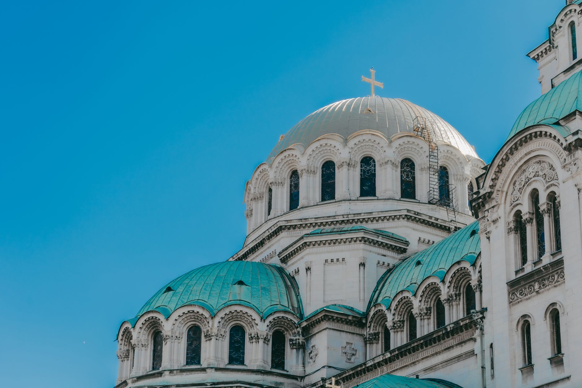 Alexander Nevsky Cathedral and Sofia old city, Bulgaria