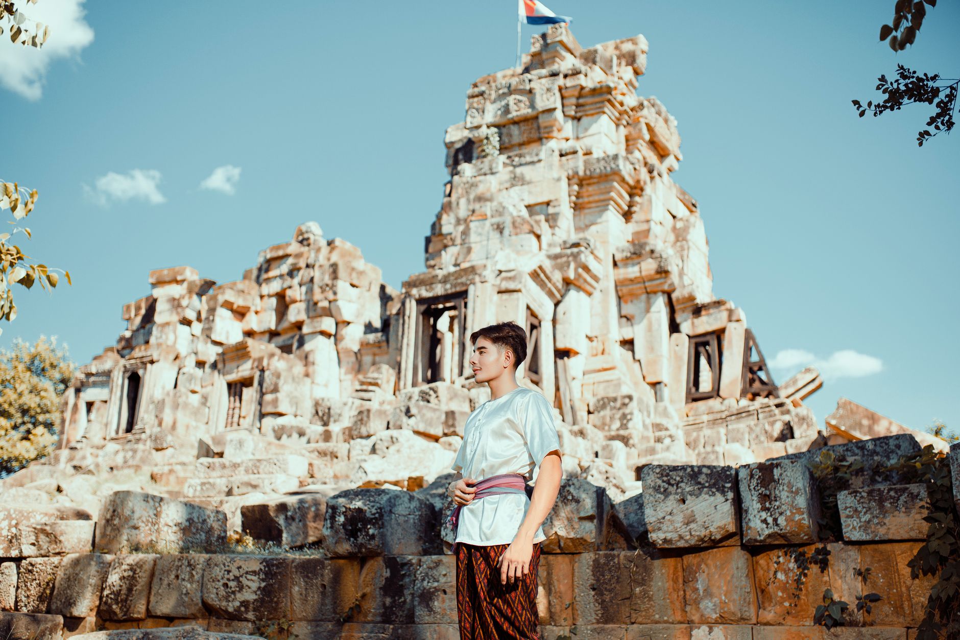 Angkor Wat temple at sunrise in Siem Reap, Cambodia