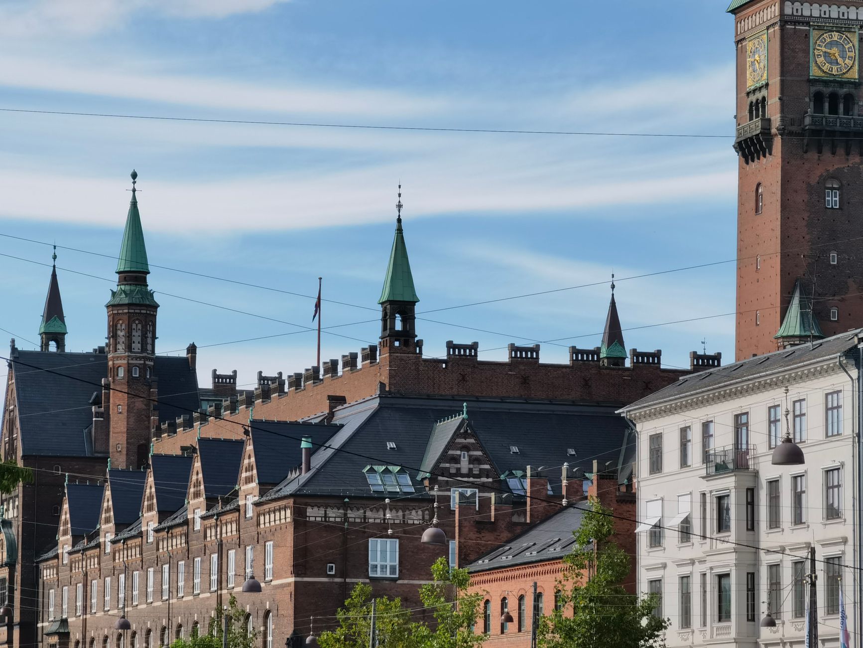 Nyhavn canal with colourful buildings in Copenhagen, Denmark