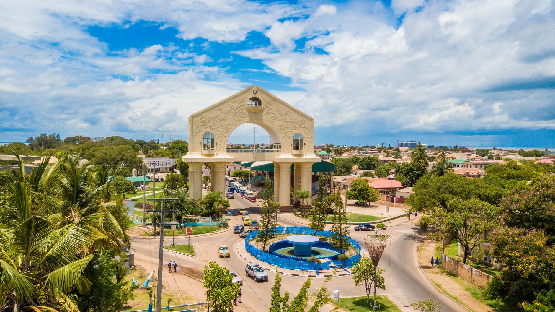 Kachikally Crocodile Pool and Atlantic beach in The Gambia