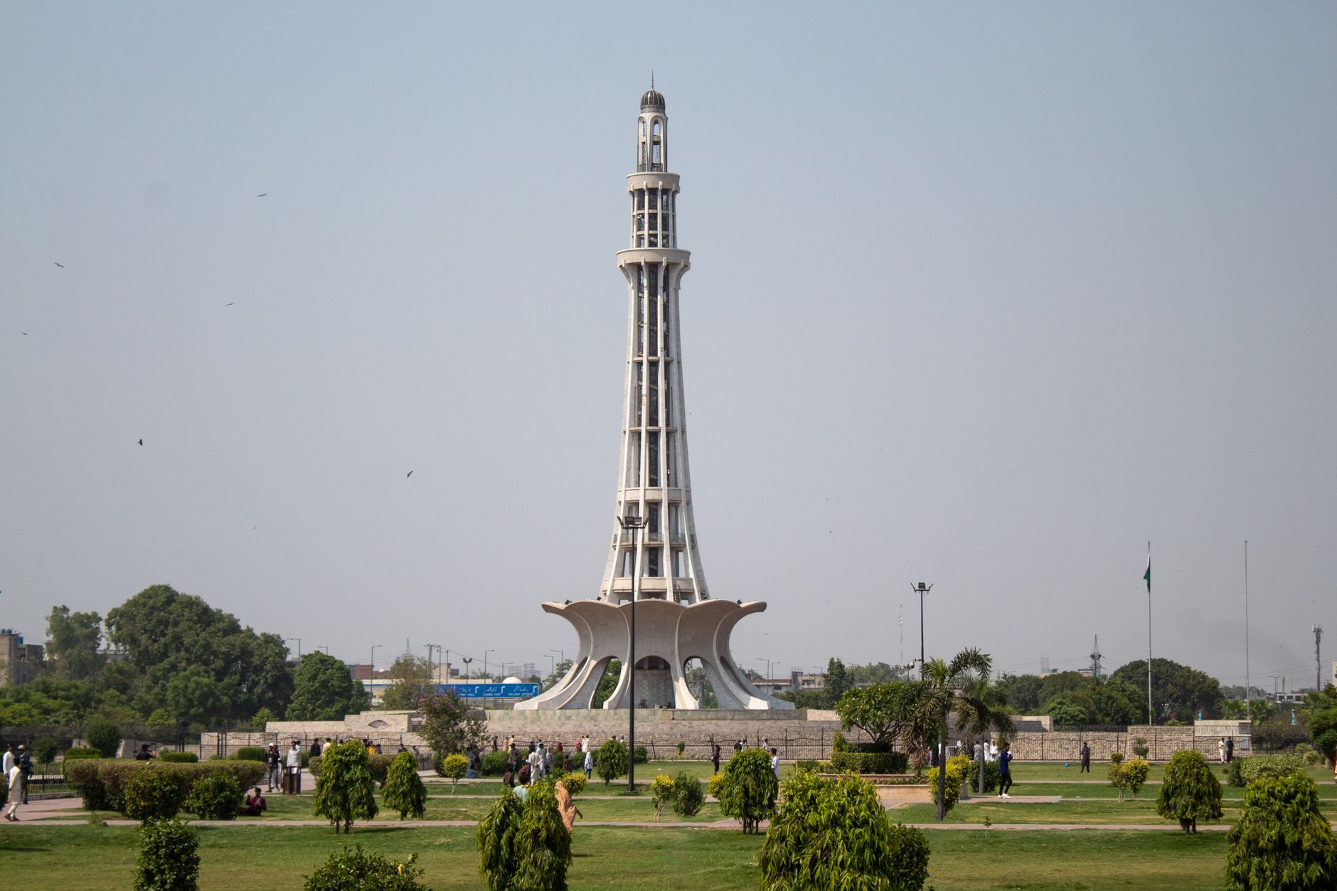Ancient Lahore Fort and Badshahi Mosque in Lahore, Pakistan