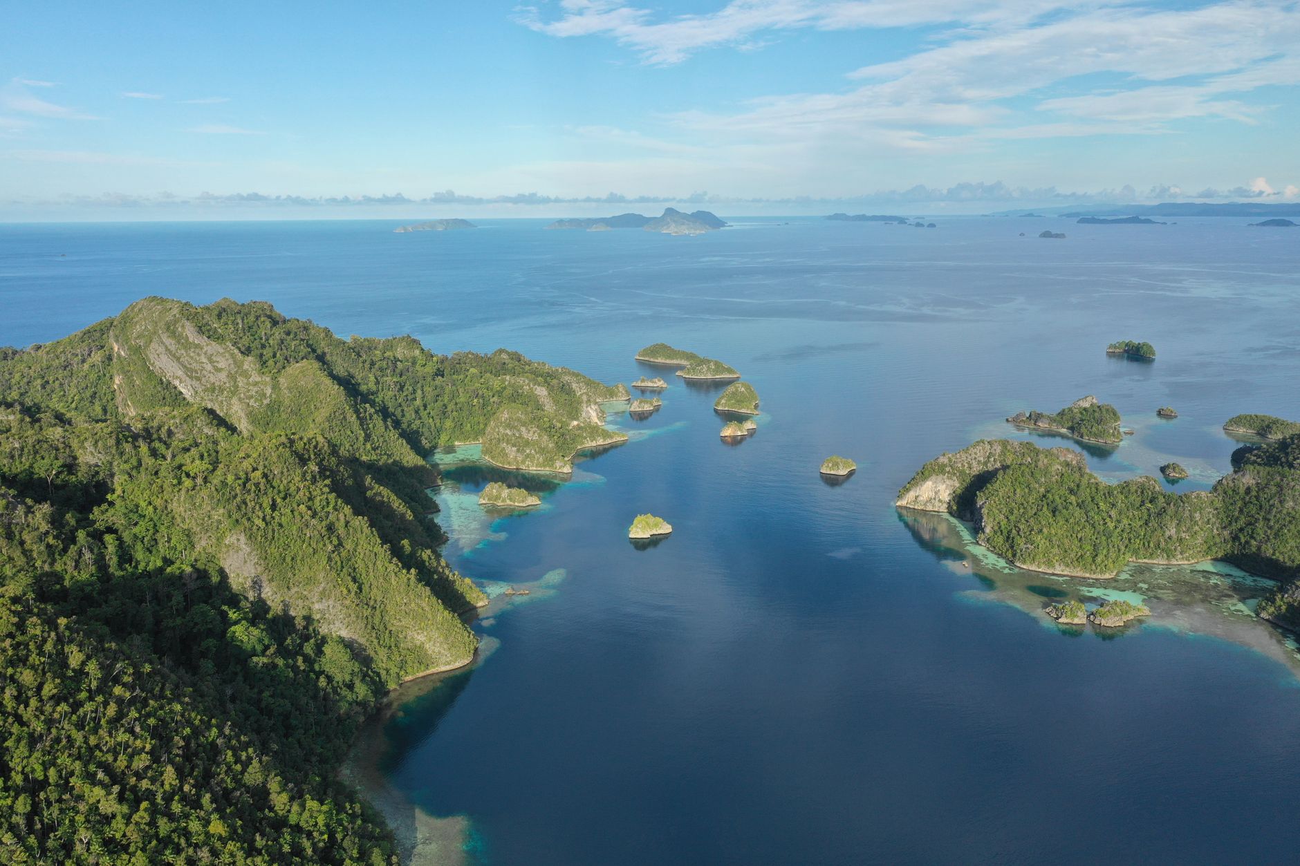 Rock Islands limestone formations and Jellyfish Lake in Palau