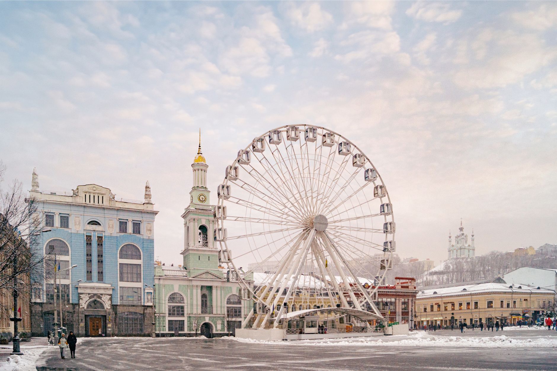 Saint Sophia Cathedral and golden domes in Kyiv, Ukraine
